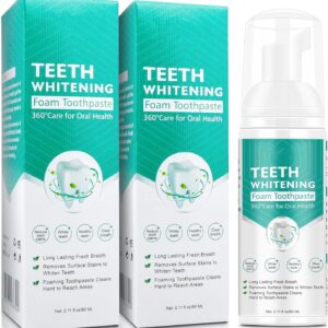 Foam toothpaste