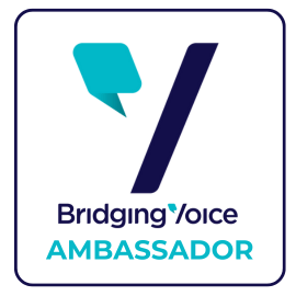 I’m a newly minted BridgingVoice Ambassador