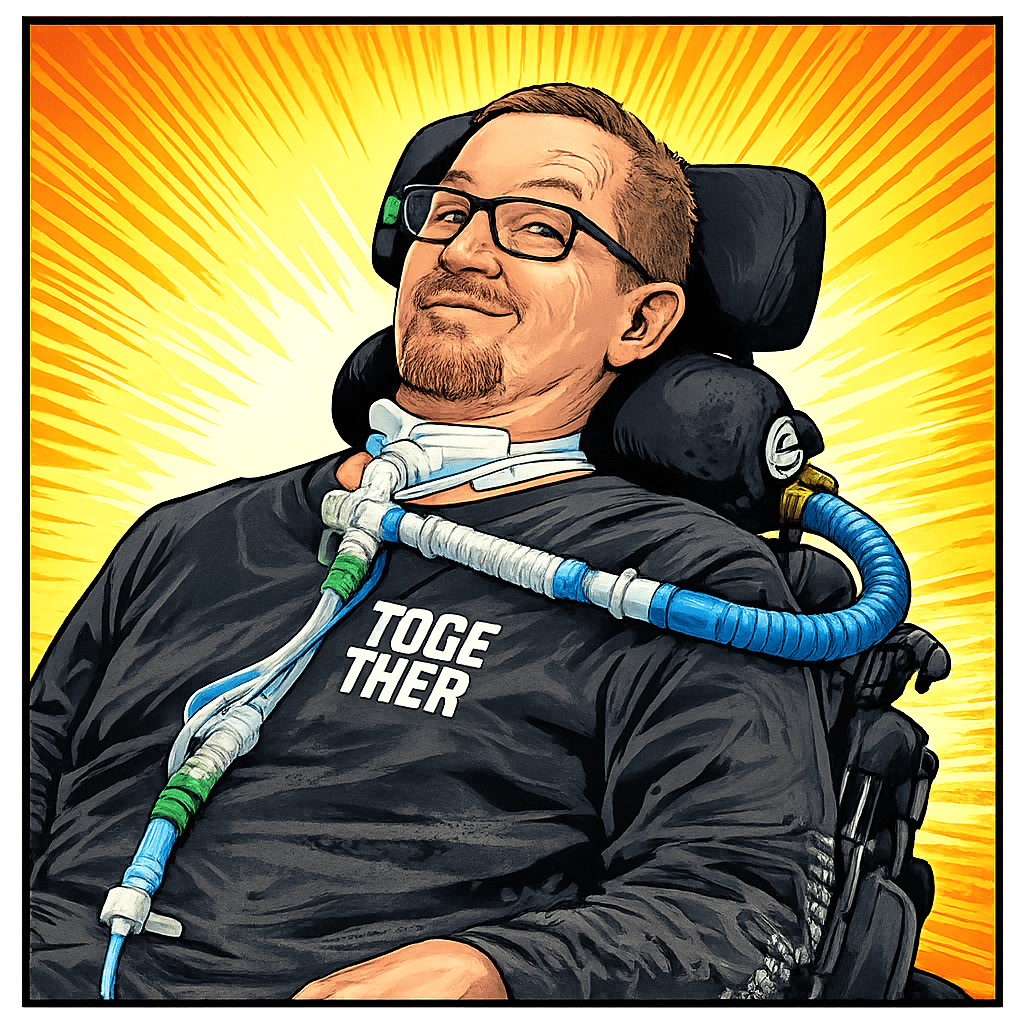 Living with ALS is totally tubular…I have 5!