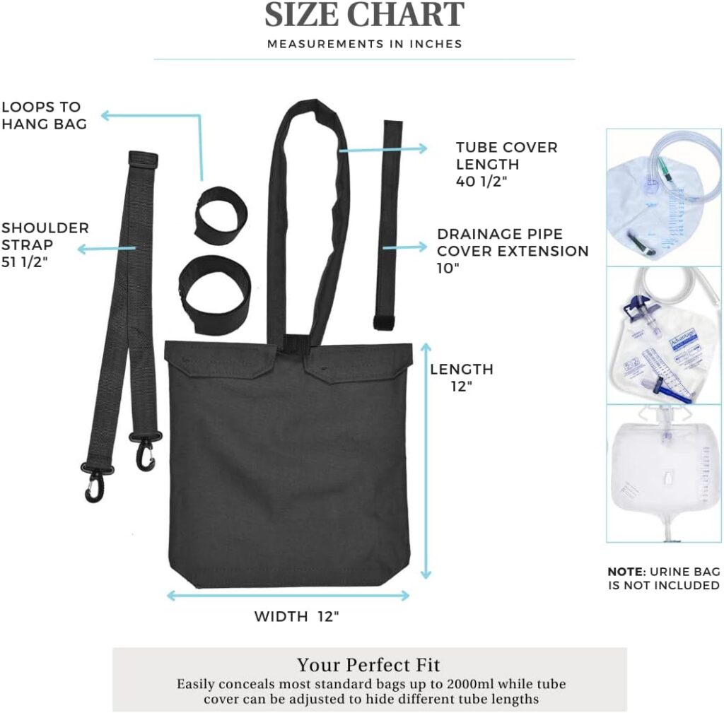 Catheter bag holder